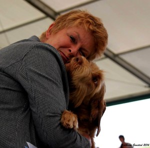 Billie and Irene share a moment in the Group Ring. :)